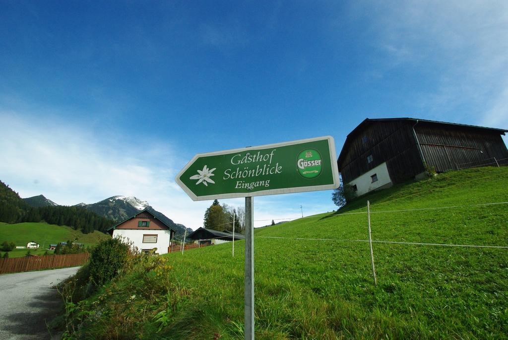 Gasthof Schonblick Hotel Russbach am Pass Gschuett Exterior photo